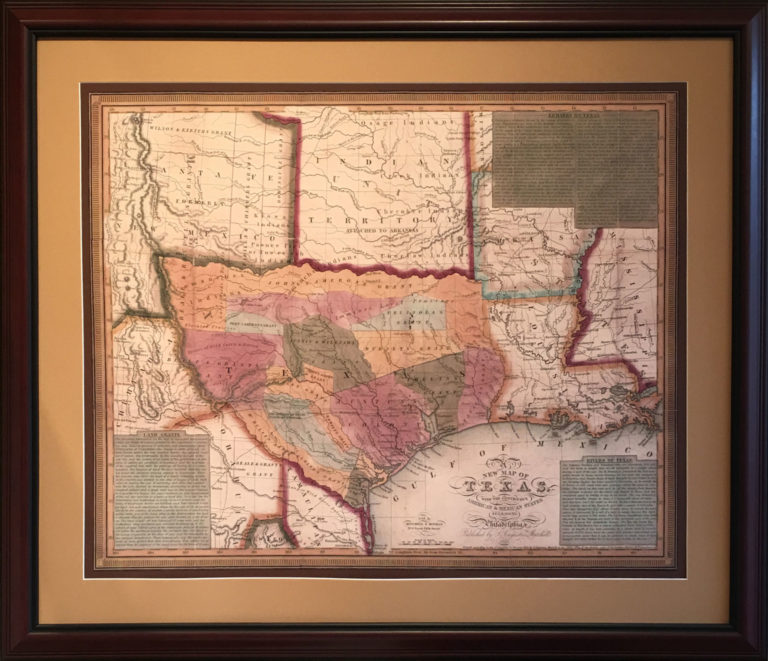 Map Of The Early Texas Land Grants Gallery Of The Republic