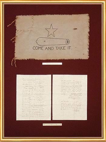 Gonzales Flag & Letter